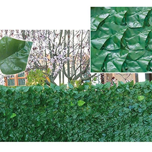 Siepe finta artificiale per Giardino Balcone Recinzione 1,5 x 3 mt