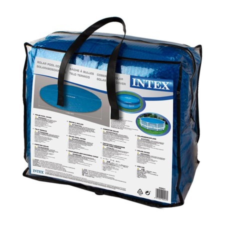 Copri Piscina 549 cm Telo Termico Rotonda Copertura Autoportante Intex Frame