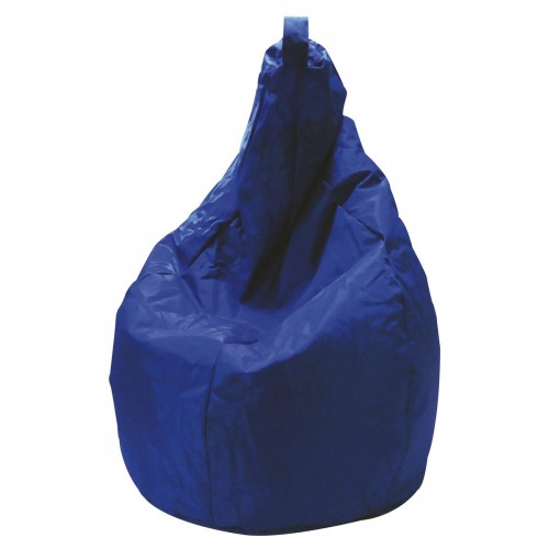 Pouf Poltrona Blu Seduta 80x120 Sacco Cuscino Poggiapiedi da Letto Giardino