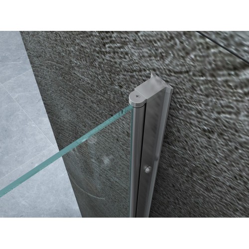 Box Doccia Tondo 80x80 90x90 2 ante Battente 6mm Semicircolare Vetro Cristallo