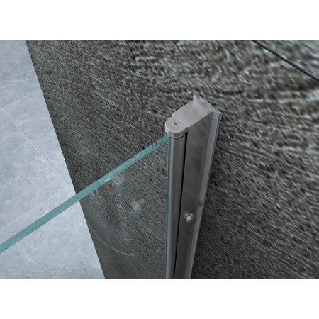 Box Doccia Tondo 80x80 90x90 2 ante Battente 6mm Semicircolare Vetro Cristallo