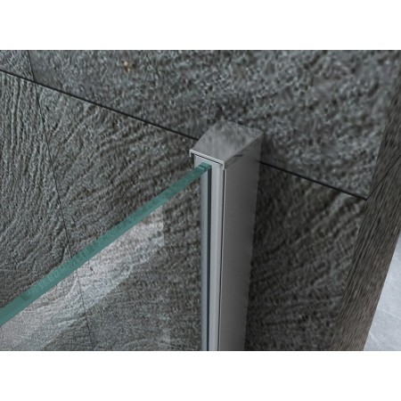 Box Doccia 80x80 90x90 8 mm 2 Ante Scorrevole Tondo Circolare in Vetro Cristallo