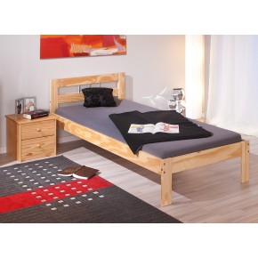 Struttura Letto Singolo 90x200 in Legno Pino una Piazza Cameretta Bambini Camera 2