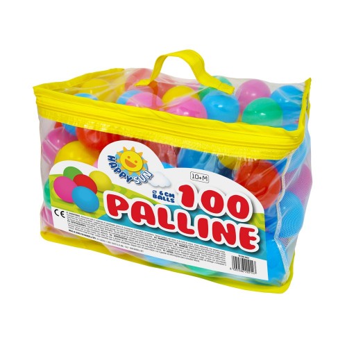 100 Palline Colorate in Plastica per Bambini Casette Gonfiabili Piscina Morbide