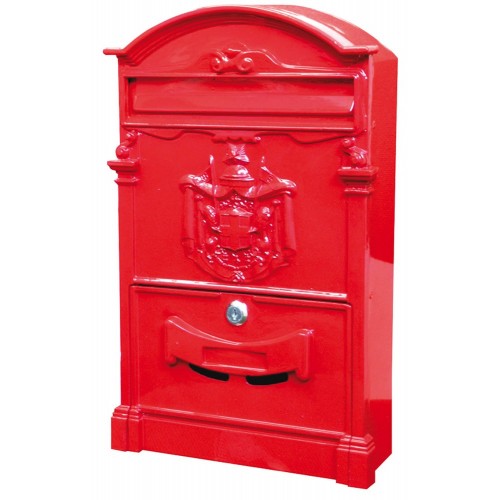 Cassetta Postale Rossa per Pubblicità Condominio Serratura Buca Lettere Posta