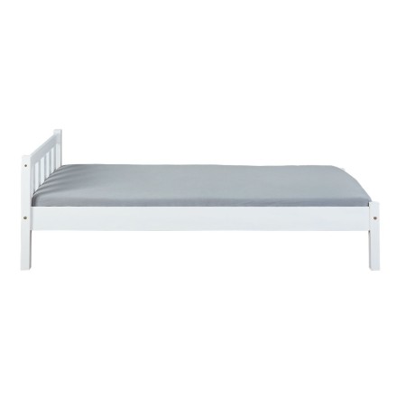Struttura Letto Singolo 90x200 Bianco una Piazza Cameretta Bimbi Camera da Letto