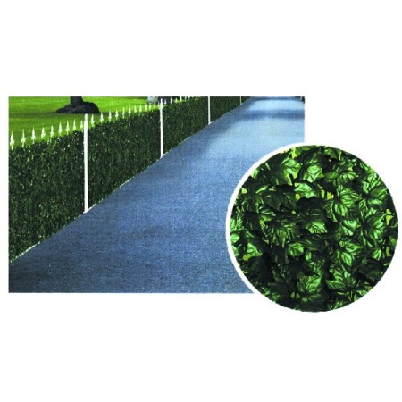 Arella Siepe Finta 1.5x3 Foglie Edera Sempreverde Giardino da Esterno Sintetica