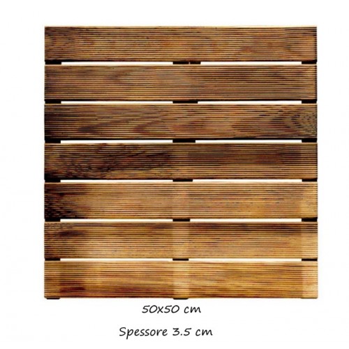 Cornice in legno per mattonelle
