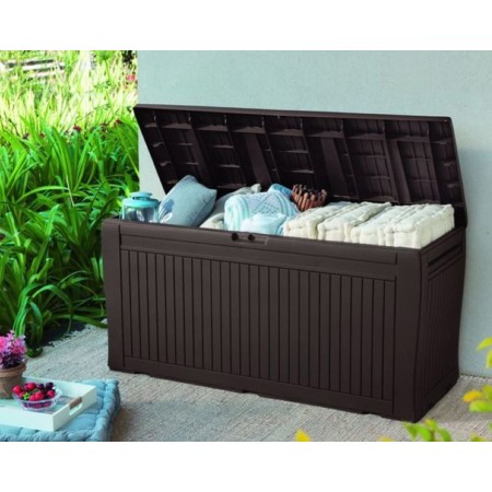 Keter Baule Cassapanca Contenitore con Seduta Resina Giardino Esterno Plastica