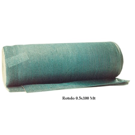 Rete Telo Ombreggiante Rotolo 0.5x100 mt Ringhiera Verde Ombra Balcone Pergola
