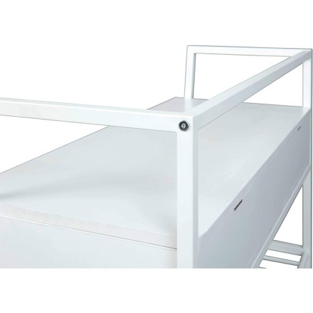 Scarpiera con Seduta Bianca Portascarpe Mobile Scaffale da Bagno Ingresso Panca