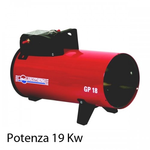 Generatore Aria Calda Gpl 19Kw Stufa a Gas Riscaldamento Termoventilatore Butano