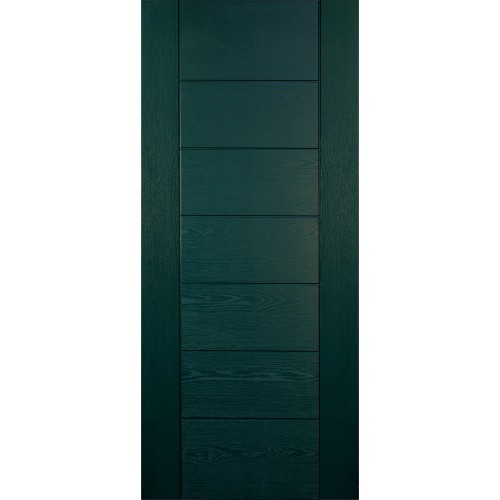 Pannello per Porta Blindata in Vetroresina da Esterno Helios Verde 90x210