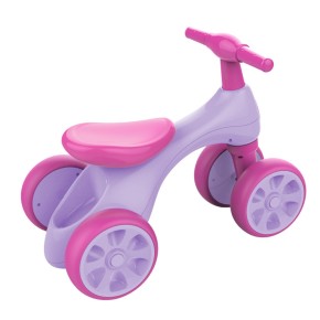 Quad a Spinta 4 Ruote Bambina Bici Pedagogica Senza Pedali Cavalcabile Go Kart 2