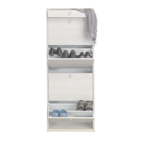 Scarpiera Ossido 4 Ante a Ribalta Doppia 20 Paia Cassetto Porta Scarpe Mobile 2