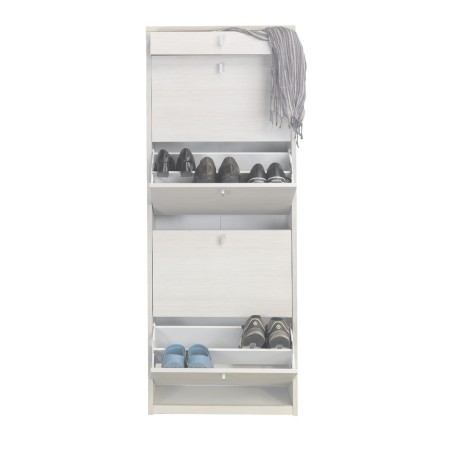 Scarpiera Ossido 4 Ante a Ribalta Doppia 20 Paia Cassetto Porta Scarpe Mobile