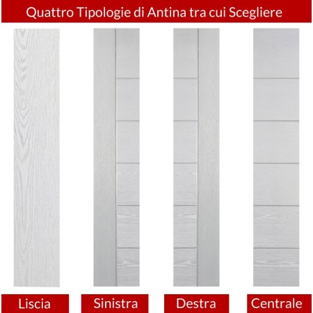 Porta Blindata Bianca Doppia Anta Portoncino da Esterno 2 Ante Portone Ingresso