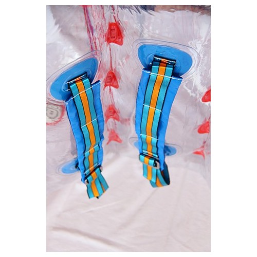 4 Palla Gonfiabile Happy Bumper Ball 1.5 mt 1 Pompa Aria Pallone Calcio Paraurti