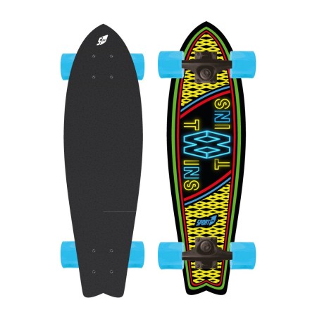 Tavola Piatta da Skateboard 70 Ruote 58 cm 100 kg Skate Completo Ragazzi Adulti