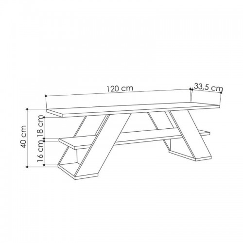 Mobile da Salotto Porta TV Basso in Legno Antracite con Ripiani Salvaspazio Sala