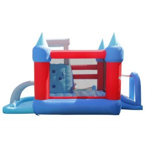 Saltarello Scivolo Gonfiabile Castello Acquatico Gigante Squalo Giochi Acqua 2