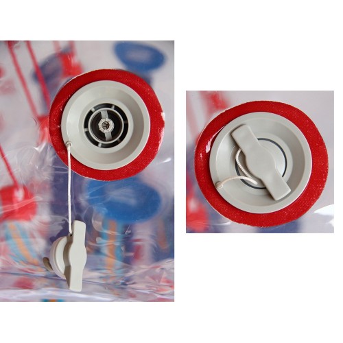 Palla Gonfiabile Happy Bumper Ball 1.5 mt con Pompa Aria Pallone Calcio Paraurti