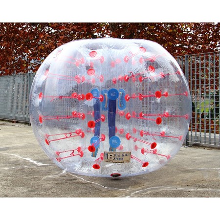 Palla Gonfiabile Happy Bumper Ball 1.5 mt con Pompa Aria Pallone Calcio Paraurti