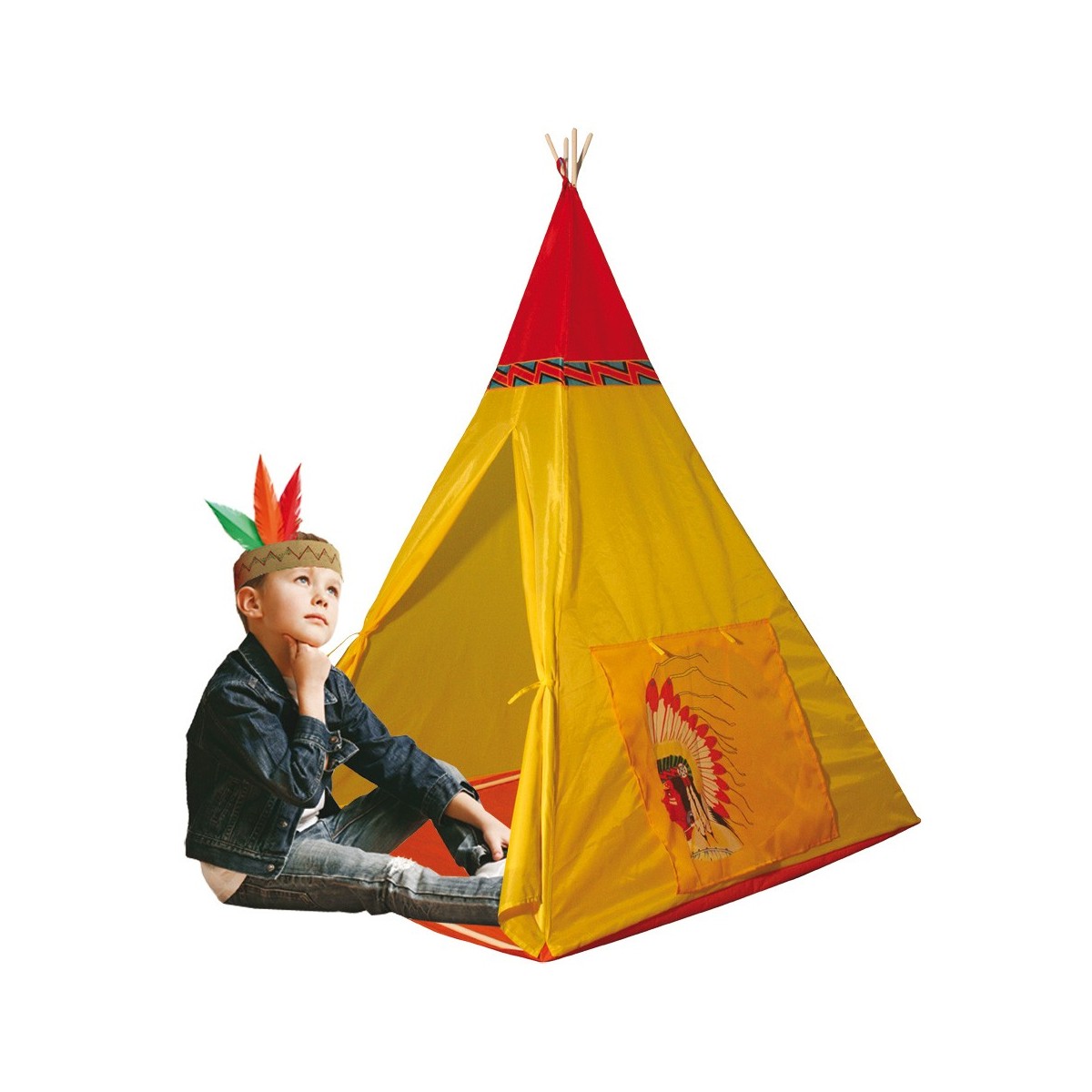 Tenda Indiani da Gioco per Bambini Casetta Playhouse Giardino