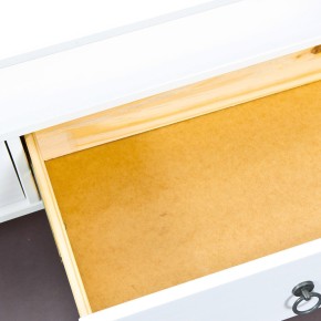 Tavolino in Vetro da Caffe 115x60 Bianco Tavolo Legno Divano da Soggiorno Divano 2