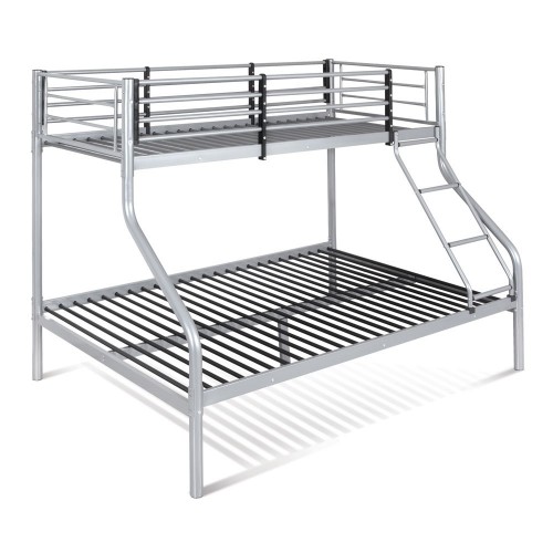 Letto a Castello Singolo 90x190 alla Francese 140x190 una 1 piazza e mezza Doghe