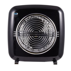 Termoventilatore Vintage Oscillante Stufa Elettrica Caldobagno 2000 W Mini Nero 2