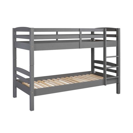 2 Letti Singoli a Castello per Materasso 90x200 Rete a Doghe Cameretta Bambini