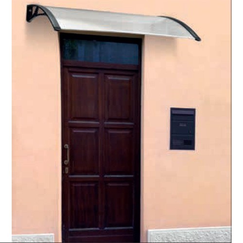 Pensilina Policarbonato 150x100 Alveolare Satinato Abs Tettoia Portone Modulare