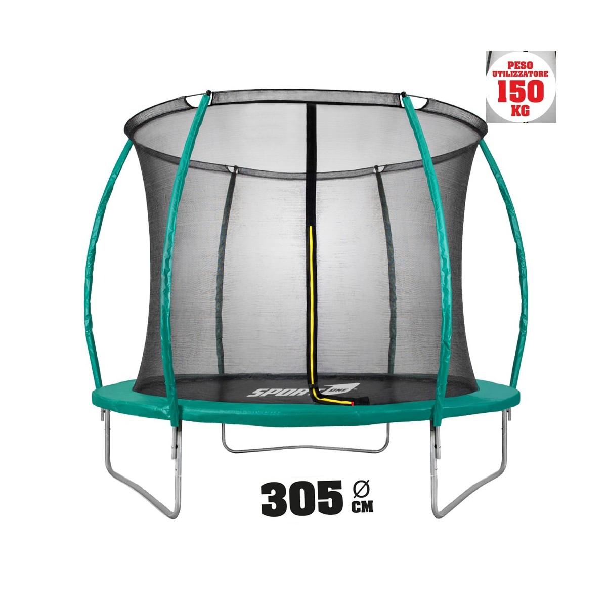 ULTRASPORT Trampolino rete rete di sicurezza rete di Ricambio per giardino trampolini Ø 305 