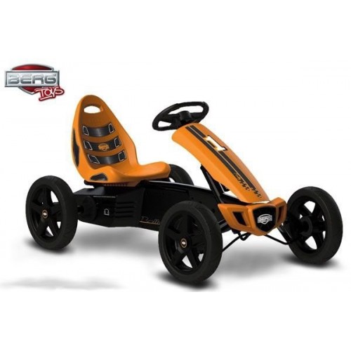 Go Kart con Pedali Macchina BERG Rally Orange Cavalcabile Bambino 4-12 Max 60kg