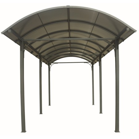 Carport in Alluminio 3.6x7.6 mt Policarbonato Posto Auto Tettoia Camper Furgoni