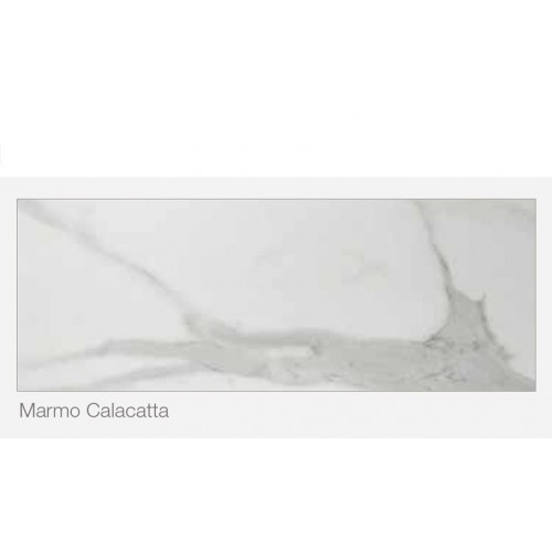 Mobile Madia 3 Ante 3 Cassetti Grigio Effetto Marmo da Soggiorno Credenza Slim