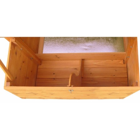 Gabbia Pollaio Casetta in Legno 5 - 8 Galline Voliera per Polli Volatili Faraone