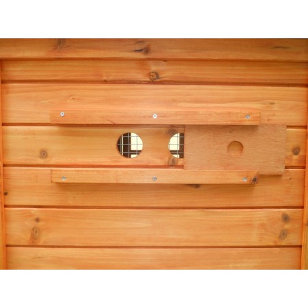 Voliera Gabbia Pollaio Casetta in Legno 3-4 Galline per Polli Volatili Quaglie