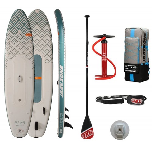 Tavola Gonfiabile Touring Sup Board Surf Stand Up Paddle Pompa Pagaia Kayak Mare