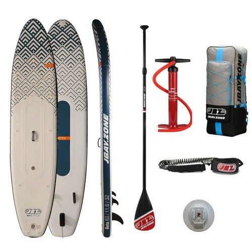 Tavola Gonfiabile Touring Sup Board Surf Stand Up Paddle Pompa Pagaia Kayak Mare