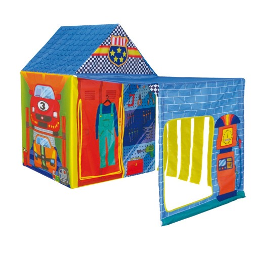 Tenda da Gioco per Bambini Officina Meccanico Casetta Bimbi Uso Interno Esterno