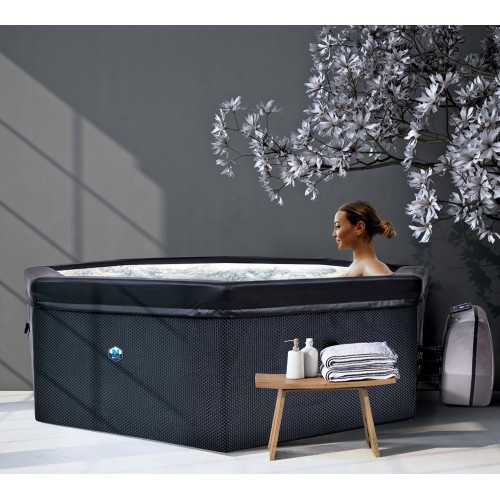Piscina Vasca Idromassaggio Spa 193x73 6 Persone Filtro Riscaldata Semi Rigida