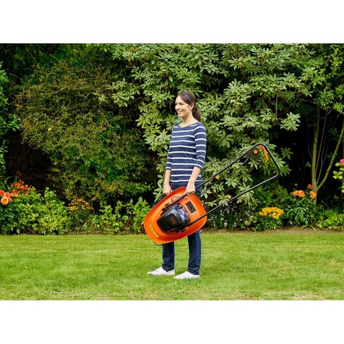 Tosaerba Elettrico a Cuscino Aria Giardino 1200 a Filo Black Decker Taglia Prato