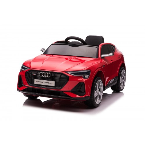 Audi E Tron Rossa Auto Macchina Elettrica a Batteria Radiocomandata