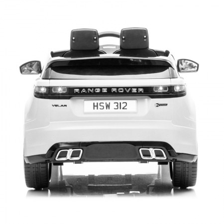 Land Rover Velar Bianco Macchina Elettrica a Batteria 12 V Telecomando