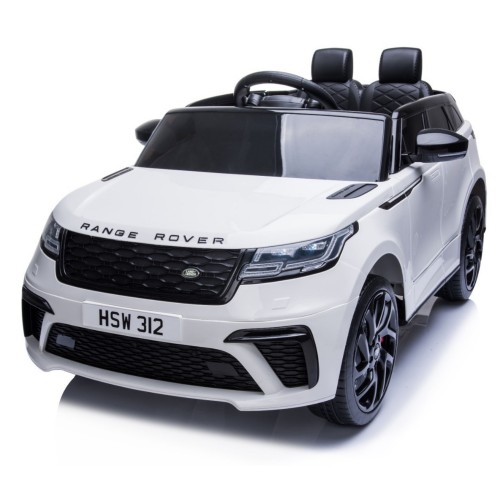Land Rover Velar Bianco Macchina Elettrica a Batteria 12 V Telecomando