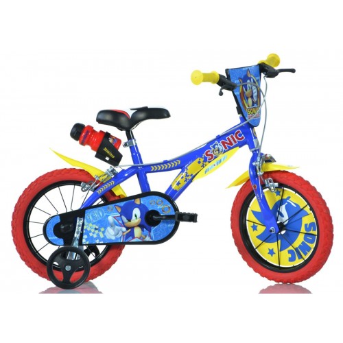 Bicicletta da Bambino Sonic 14 Pollici 3 4 5 6 anni con Rotelle Bici