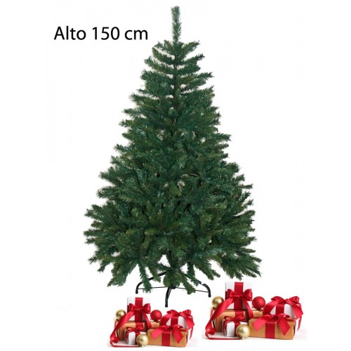 Albero di Natale Pino Verde Folto Alto 150 cm Realistico