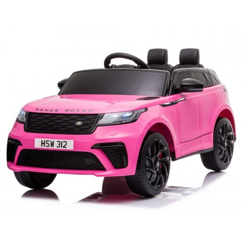 Macchina elettrica per bambini a batteria 12 V Land Rover Velar rosa